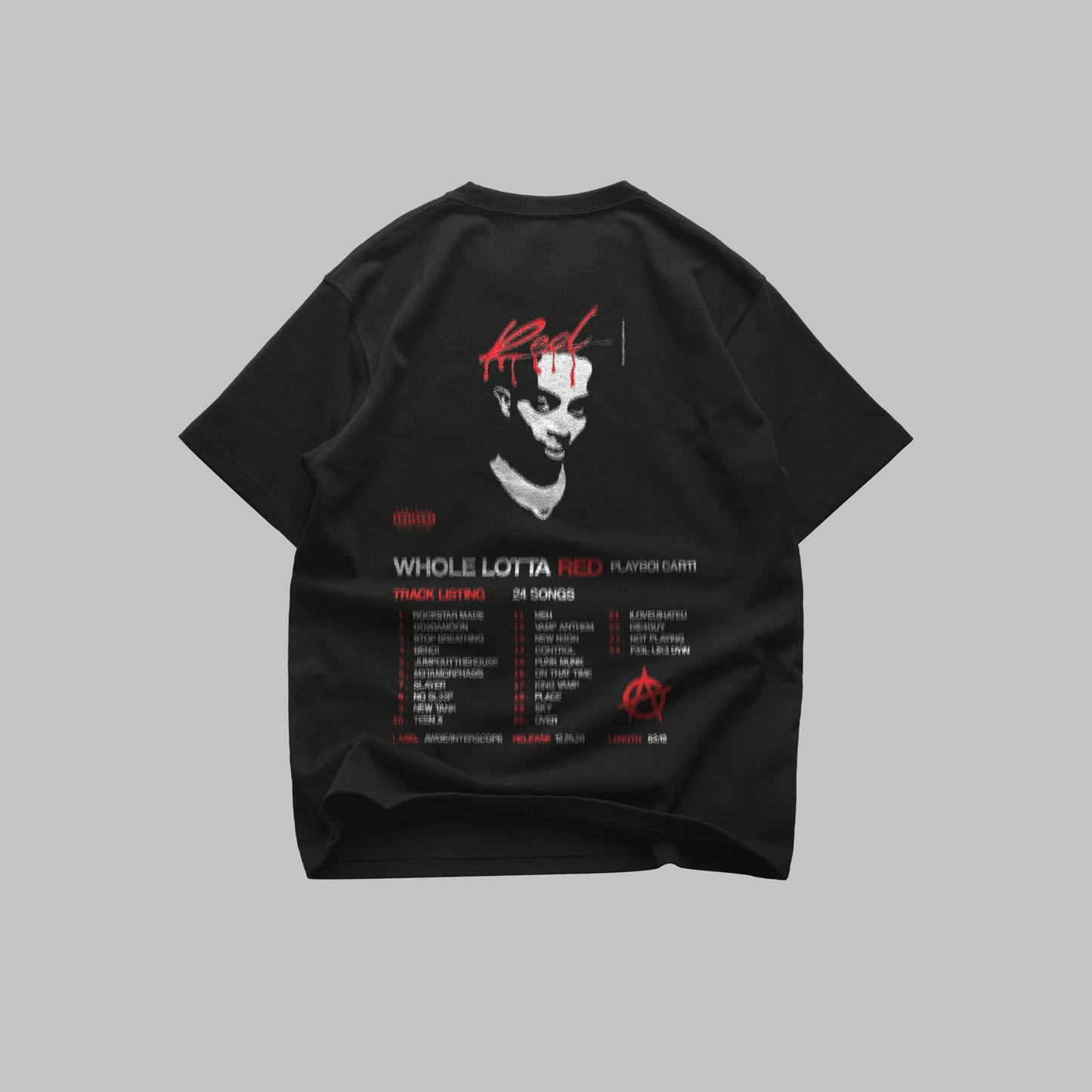 CARTI PLAYBOI RED SHIRT